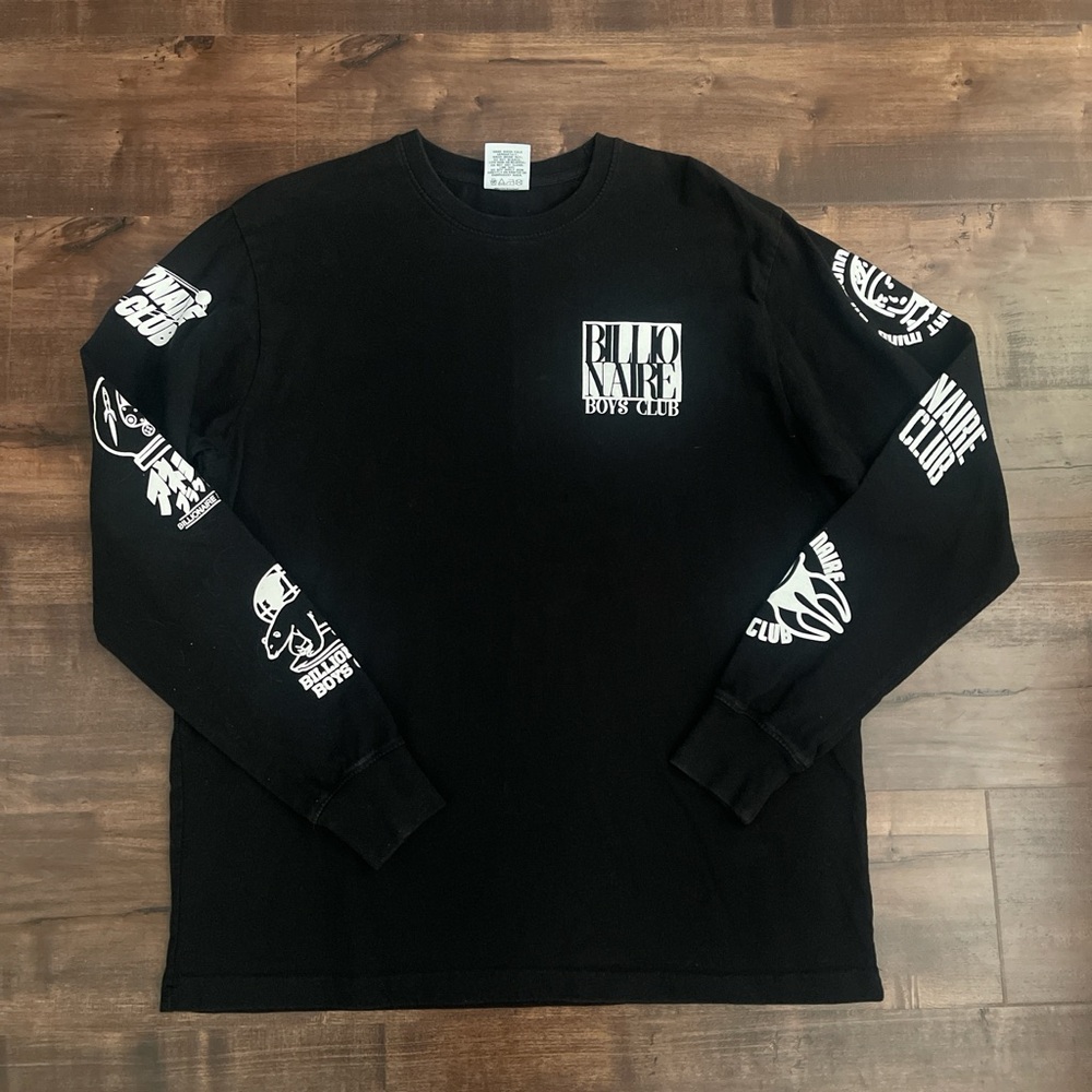 Billionaire Boys Club Black Graphic Long Sleeve Tee